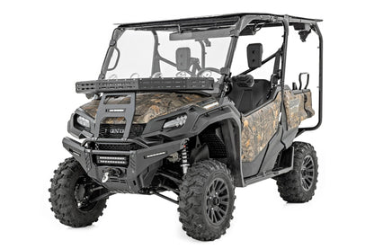 Rough Country 92059 Front Cargo Rack |Black Series LED | 6" Light | Slim Line | Honda Pioneer 1000