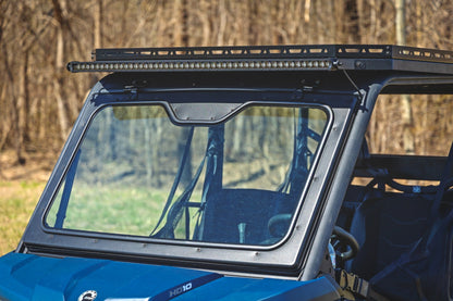 Rough Country 97096 LED Light | Deck Roof | 50" Blk Single Row | Can-Am Defender MAX HD10