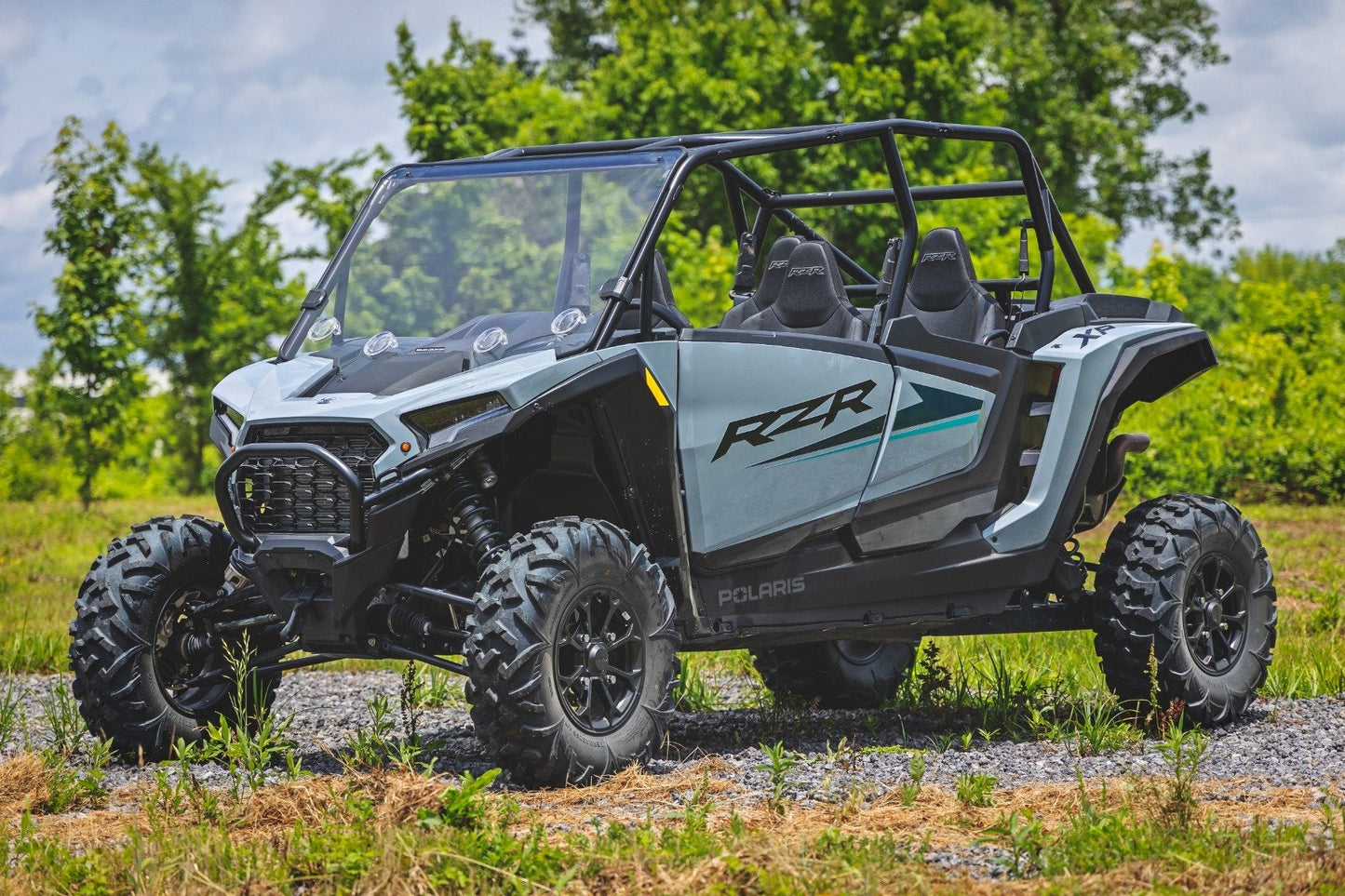 Rough Country 98202310 Vented Full Windshield | Scratch Resistant |┬á Polaris RZR XP4 1000