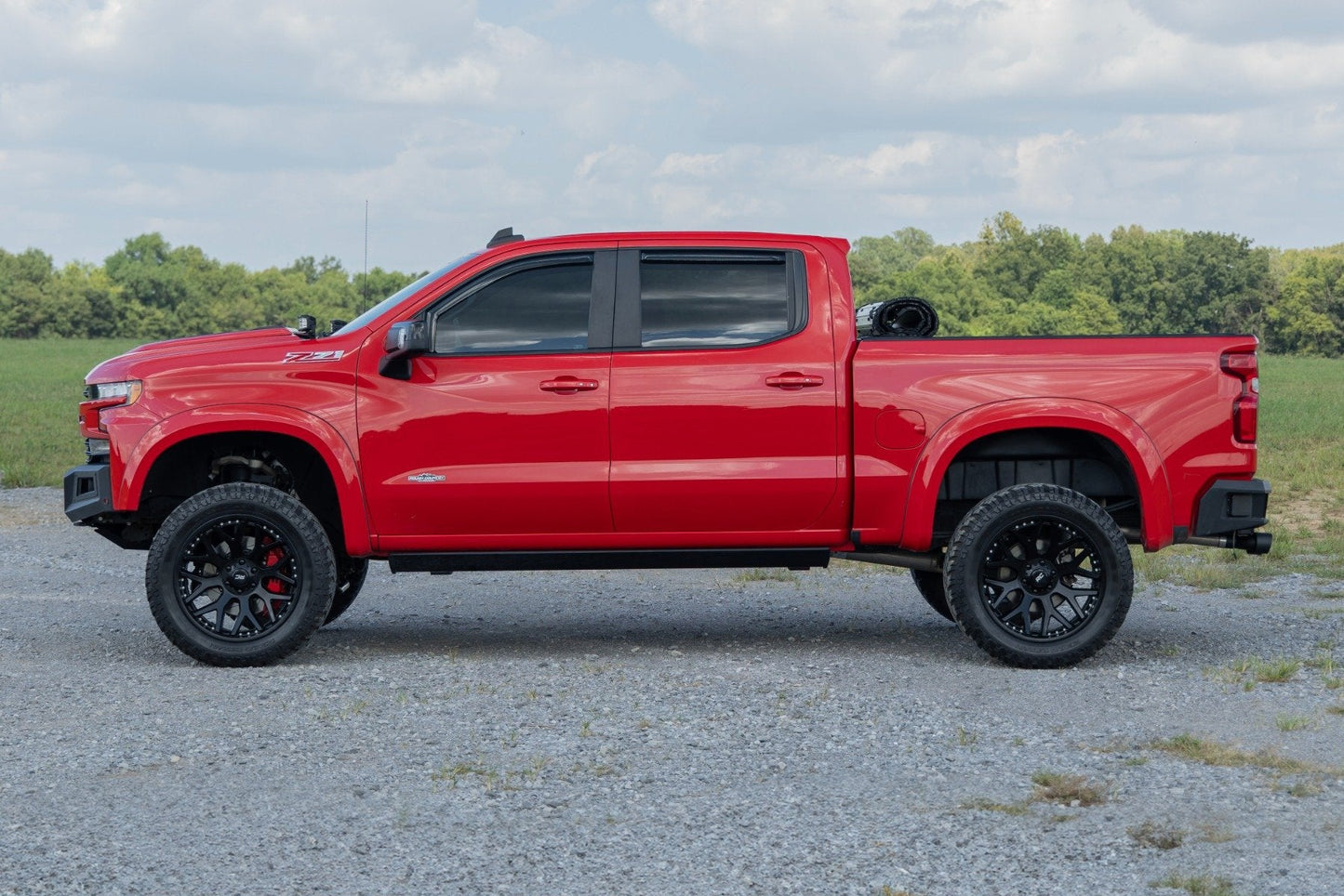 Rough Country 811924 Side Window Deflectors | In Channel Rain Guard | Chevy/GMC 1500/2500HD/3500HD (19-26 & Classic)