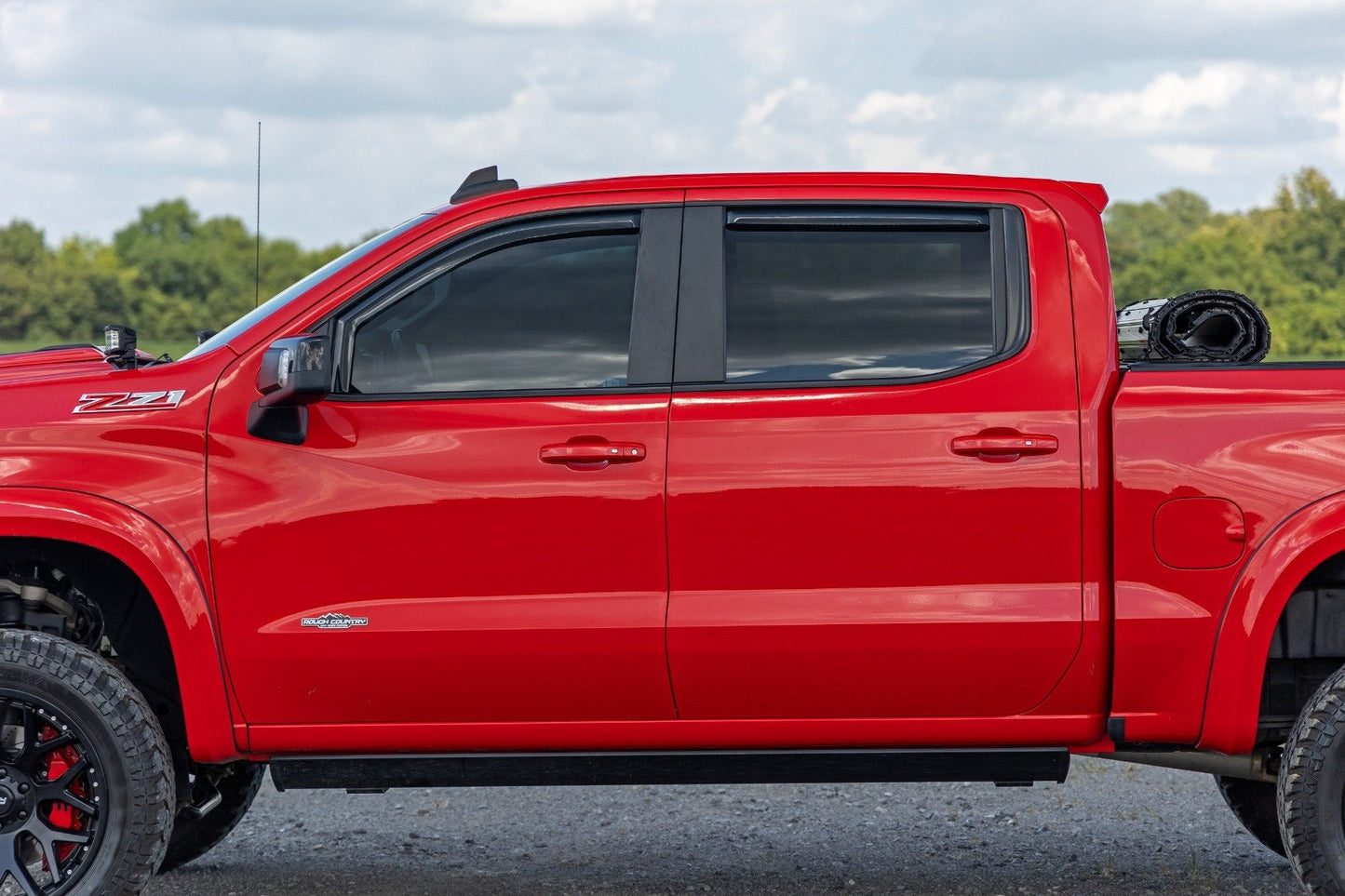 Rough Country 811924 Side Window Deflectors | In Channel Rain Guard | Chevy/GMC 1500/2500HD/3500HD (19-26 & Classic)