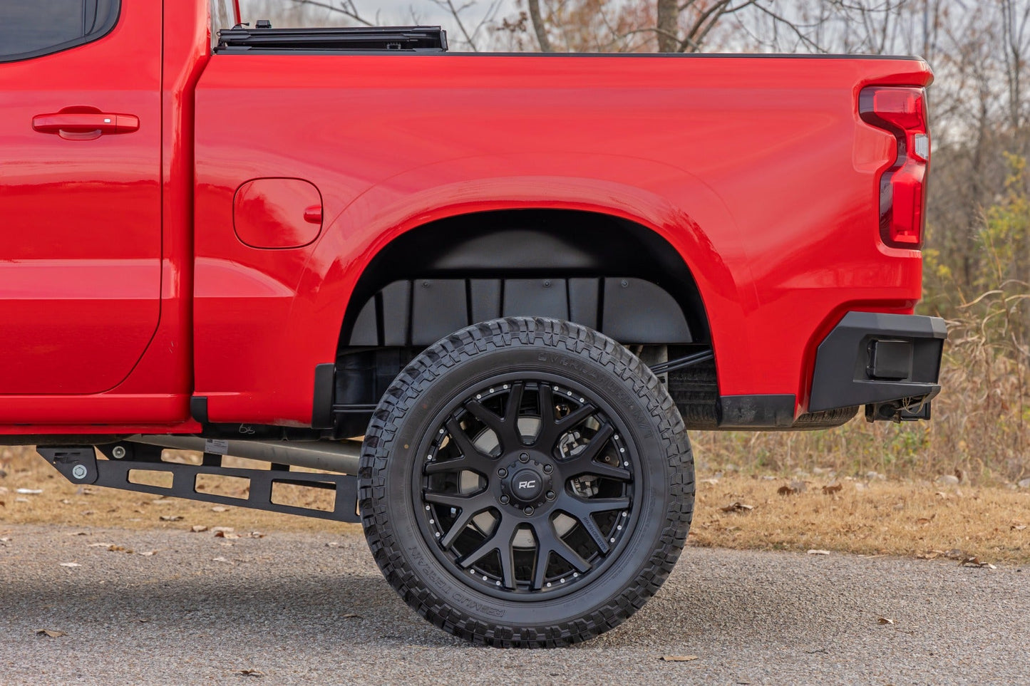 Rough Country 4519A Rear Wheel Well Liners | Chevy Silverado 1500 2WD/4WD (2019-2026 & Classic)
