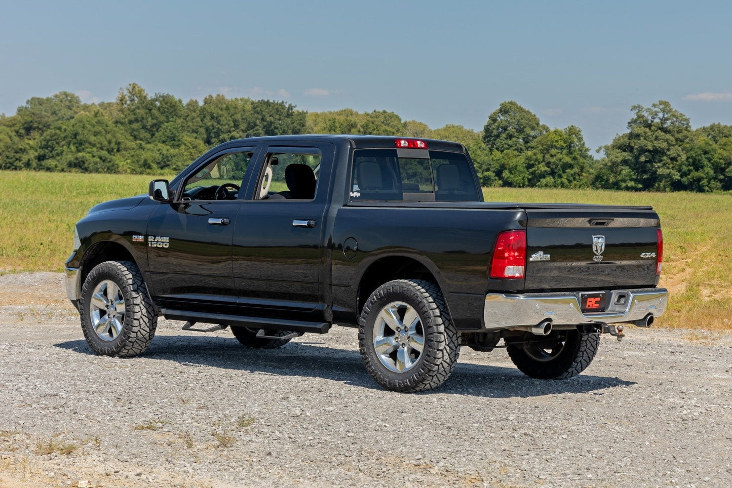 Rough Country 840924 Side Window Deflectors | In Channel Rain Guard | Ram 1500/2500/3500 (10-25 & Classic)