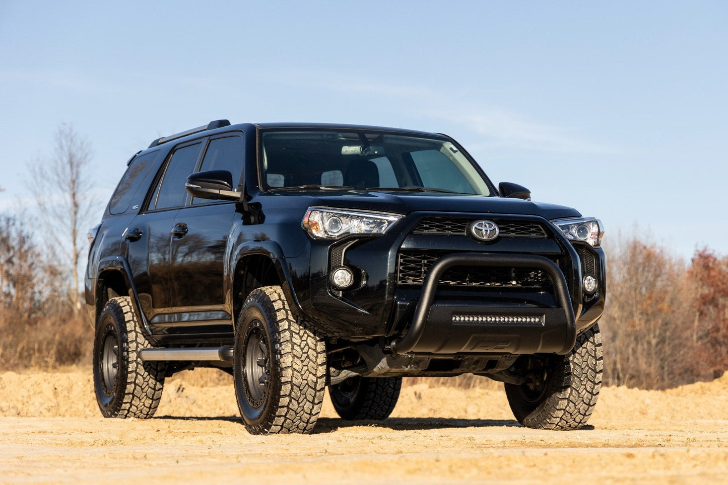 Rough Country B-T4081 Black LED Bull Bar | Toyota 4Runner 2WD/4WD (2010-2024)