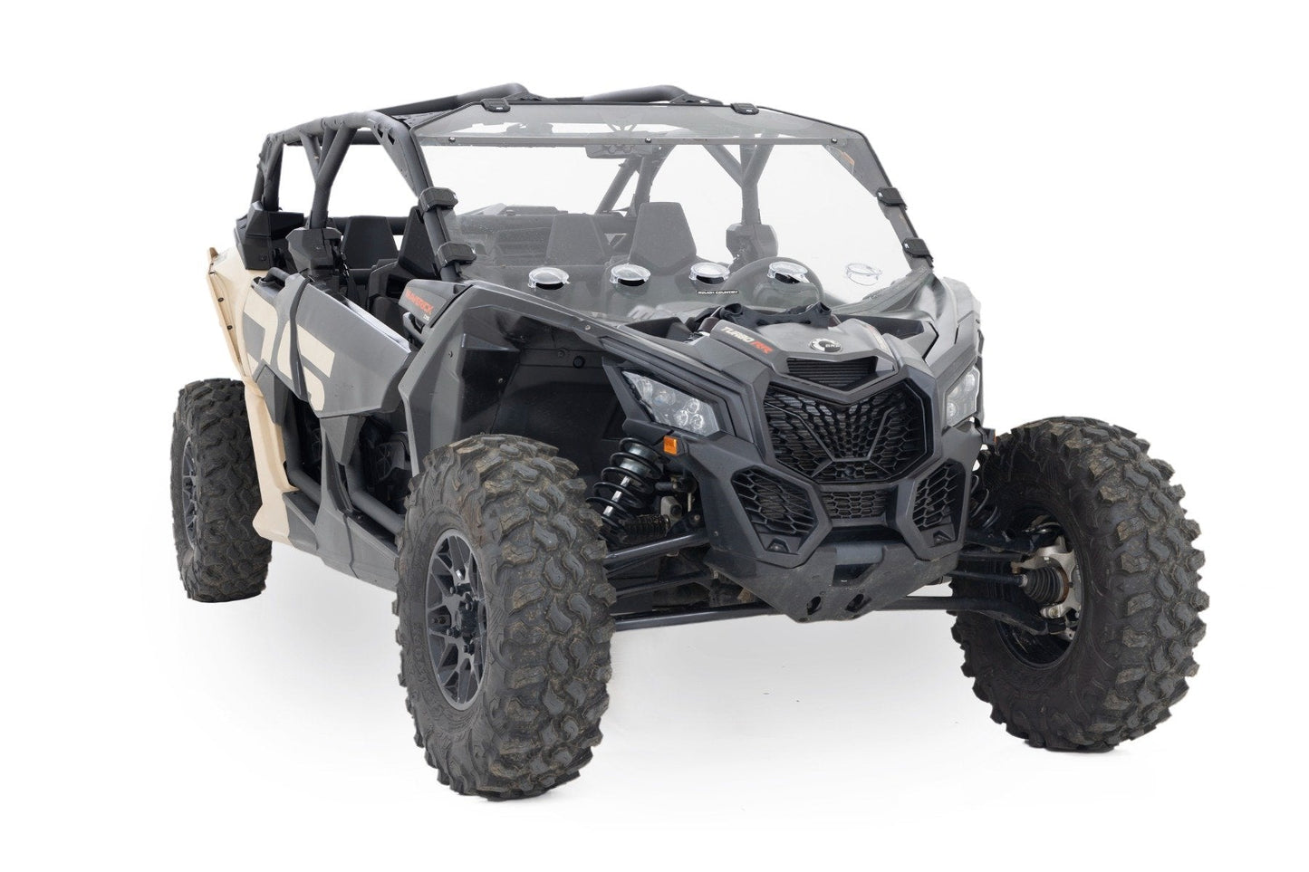Rough Country 98272030 Vented Full Windshield | Scratch Resistant | Can-Am Maverick X3