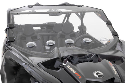 Rough Country 98272030 Vented Full Windshield | Scratch Resistant | Can-Am Maverick X3