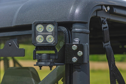 Rough Country 96111 LED Light Kit | Rear Mount | 2" Black Pair | White DRL | CFMOTO UFORCE 1000