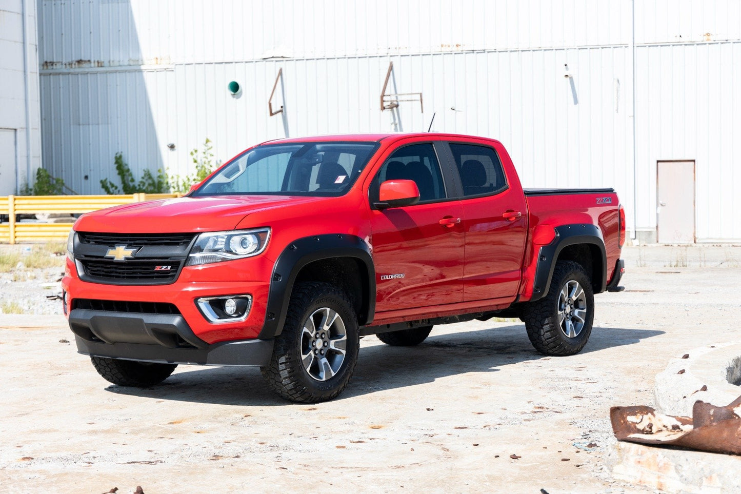 Rough Country F-C11511A-GBA Pocket Fender Flares | GBA Gloss Black | Chevy Colorado 2WD/4WD (2015-2022)