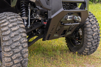 Rough Country 93174BLK Black Aluminum Control Arms | 2" Forward Offset | Polaris Ranger XP 1000