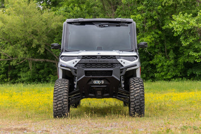Rough Country 93174BLK Black Aluminum Control Arms | 2" Forward Offset | Polaris Ranger XP 1000