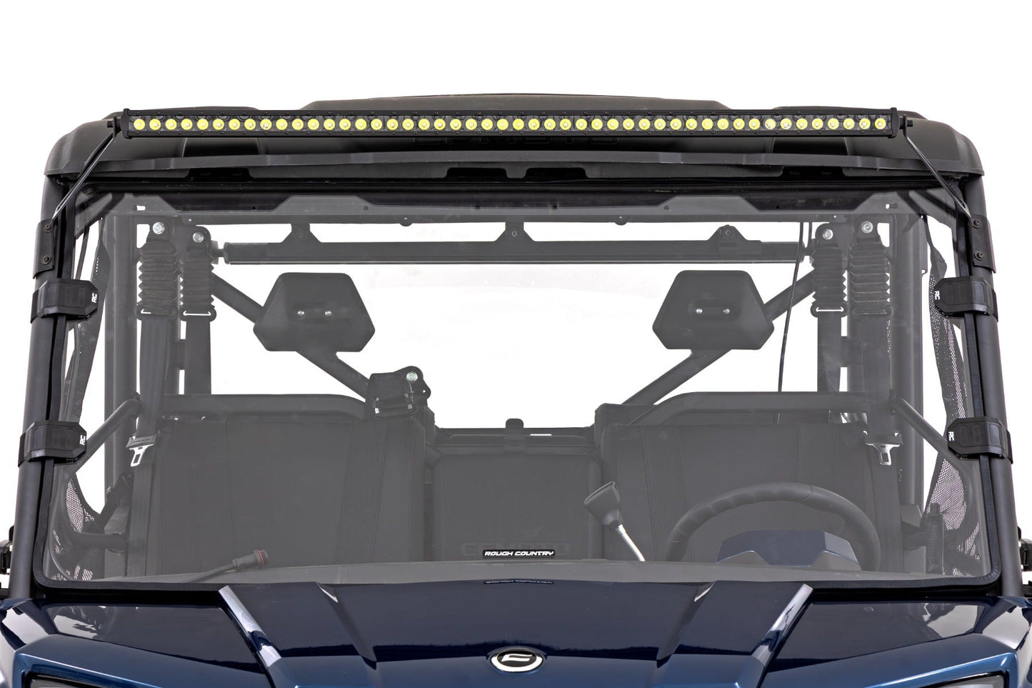 Rough Country 96118 LED Light Kit | Front Mount | 50" Black Single Row | CFMOTO UFORCE 1000