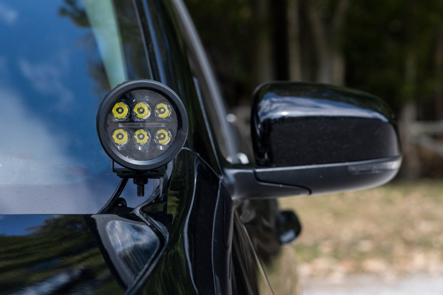 Rough Country 70078 LED Light Kit | Ditch Mount | 2" Black Pair | Spot | Jeep Cherokee KL (14-21)