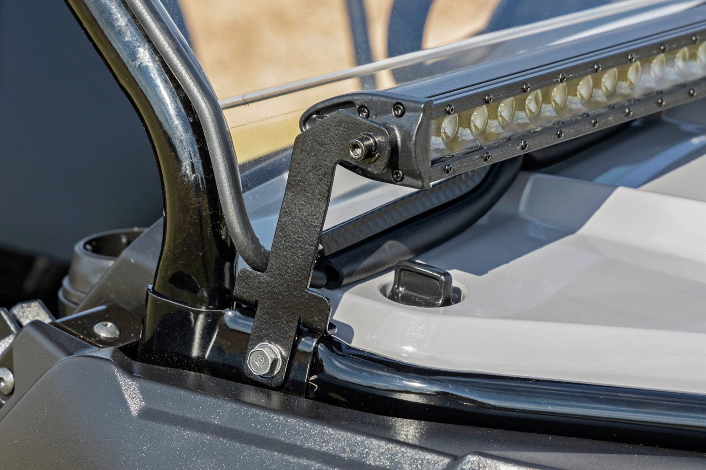 Rough Country 92082 LED Light | Cage Mount | 40" Black | Honda Pioneer 520