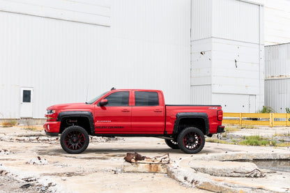 Rough Country A-C11612-GAZ Fender Flares | Defender | 5'9" Bed | GAZ Summit White | Chevy Silverado 1500 (14-18 & Classic)