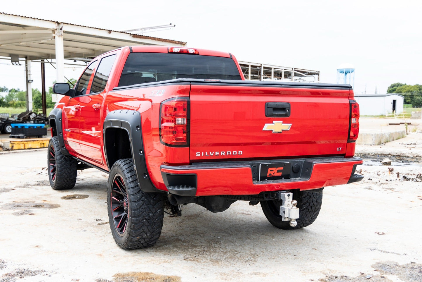 Rough Country A-C11612-G7C Fender Flares | Defender l 5'9" Bed  | G7C Red Hot | Chevy Silverado 1500 (14-18 & Classic)