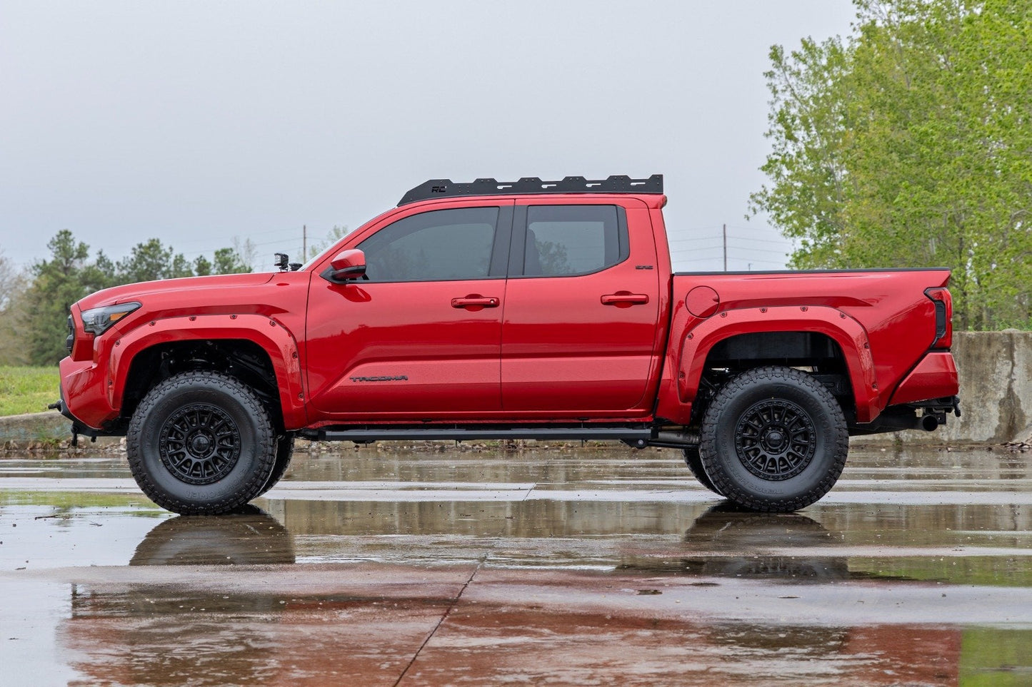 Rough Country 41013 BA2 Running Boards | Side Step Bars | Double Cab | Toyota Tacoma (24-25)