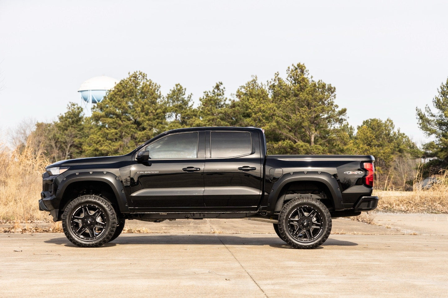 Rough Country F-C12311-GBA Pocket Fender Flares | GBA Gloss Black | Chevy Colorado 2WD/4WD (2023-2026)