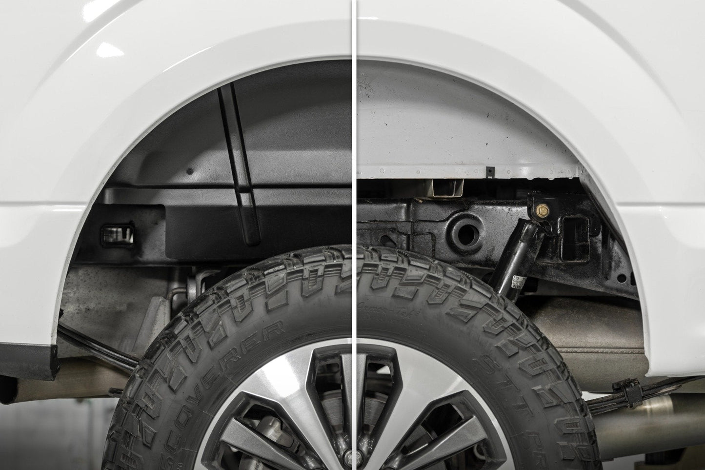 Rough Country 4515A Rear Wheel Well Liners | Ford F-150 2WD/4WD (2015-2020)