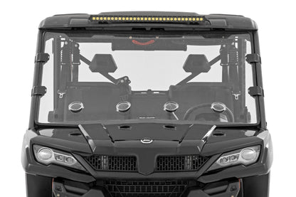 Rough Country 98292480 Vented Full Windshield | Scratch Resistant | CFMOTO UFORCE 1000