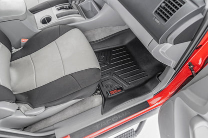 Rough Country M-75113 Floor Mats | Front and Rear | Double Cab | Toyota Tacoma 2WD/4WD (2005-2011)