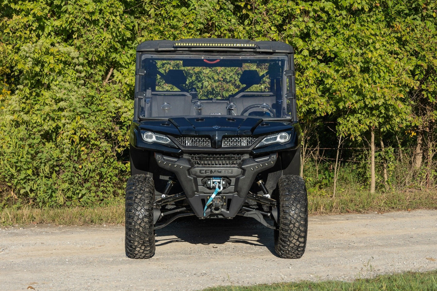 Rough Country 98292480 Vented Full Windshield | Scratch Resistant | CFMOTO UFORCE 1000