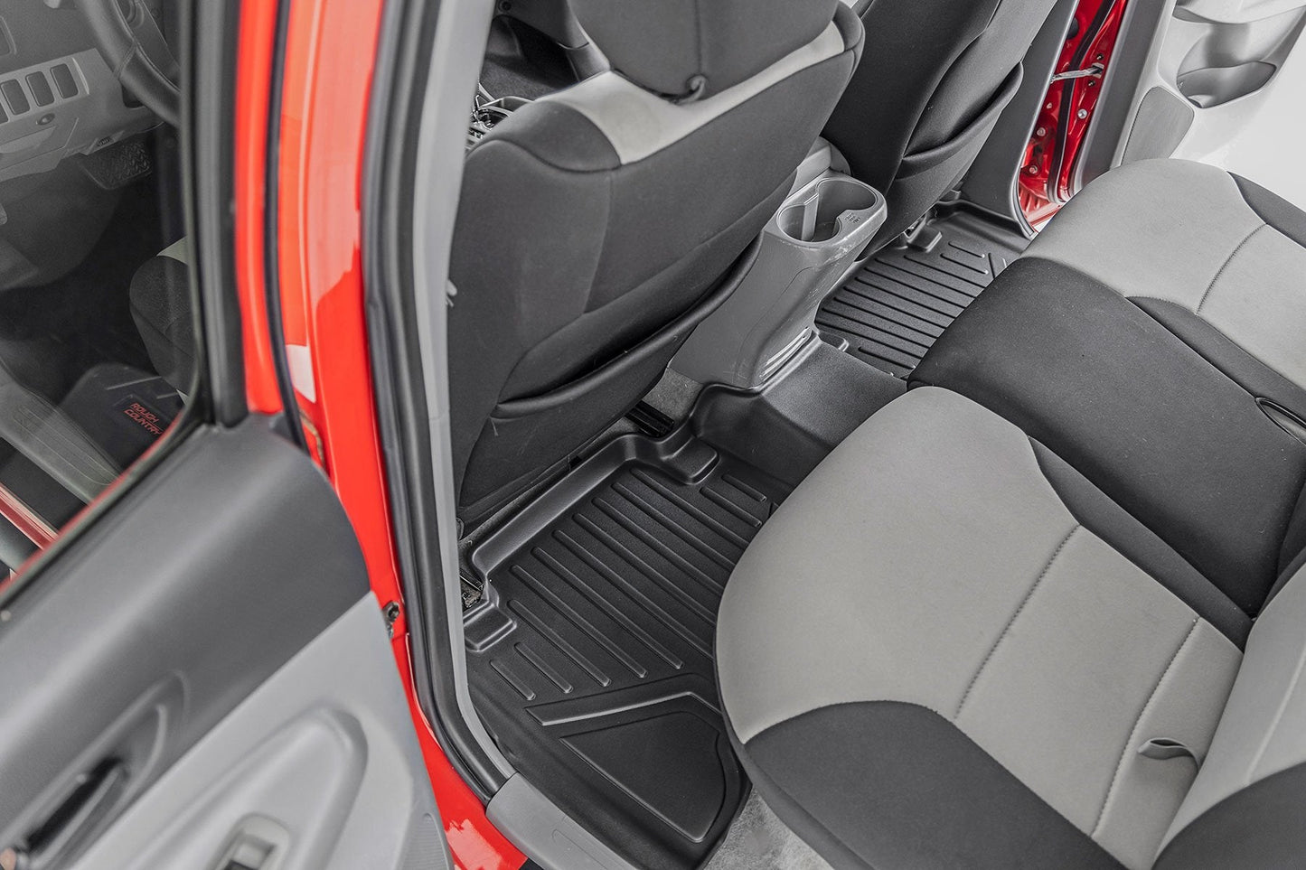 Rough Country M-75113 Floor Mats | Front and Rear | Double Cab | Toyota Tacoma 2WD/4WD (2005-2011)