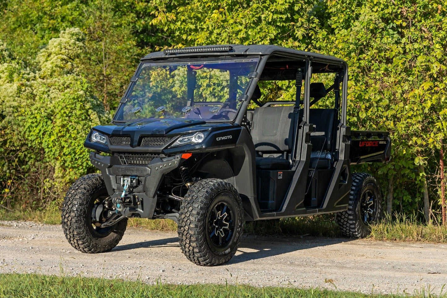 Rough Country 98292480 Vented Full Windshield | Scratch Resistant | CFMOTO UFORCE 1000