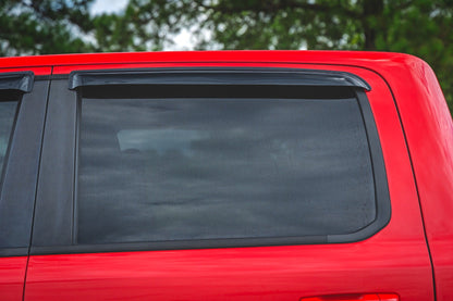Rough Country 941924 Side Window Deflectors | Tape On Rain Guard | Ram 1500 (19-26)/1500 TRX (21-24)