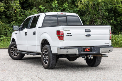 Rough Country 44010 RPT2 Running Board | Crew Cab | Black | Ford F-150 2WD/4WD (2009-2014)