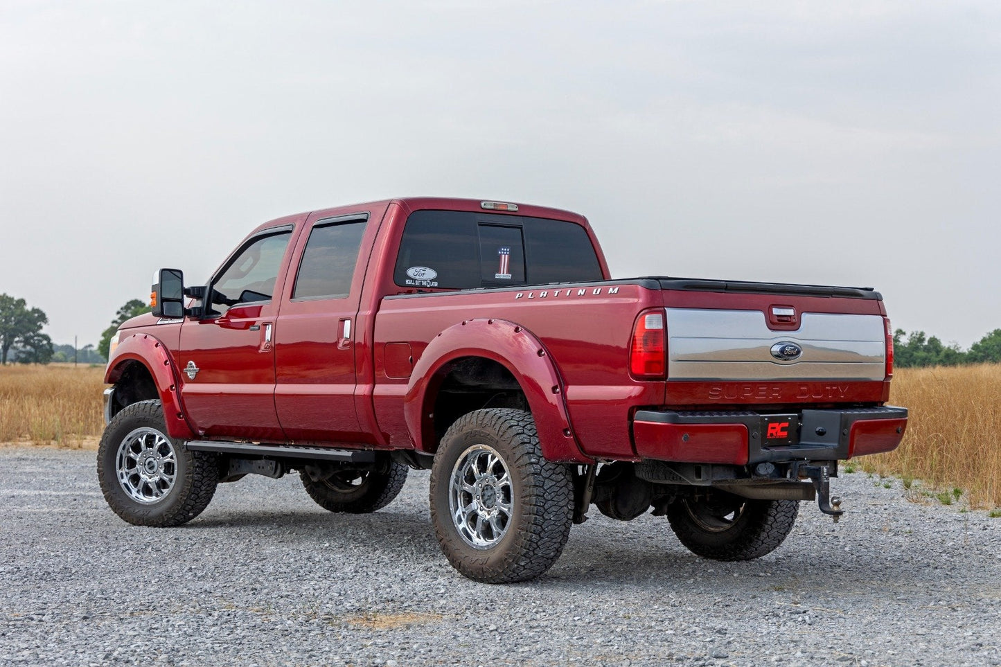 Rough Country 41011 BA2 Running Boards | Side Step Bars | Ford F-250/F-350 Super Duty (99-16)