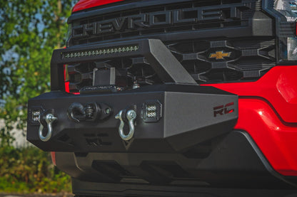 Rough Country 10814 EXO Winch Mount Kit | Chevy Silverado 1500 2WD/4WD (2019-2026)