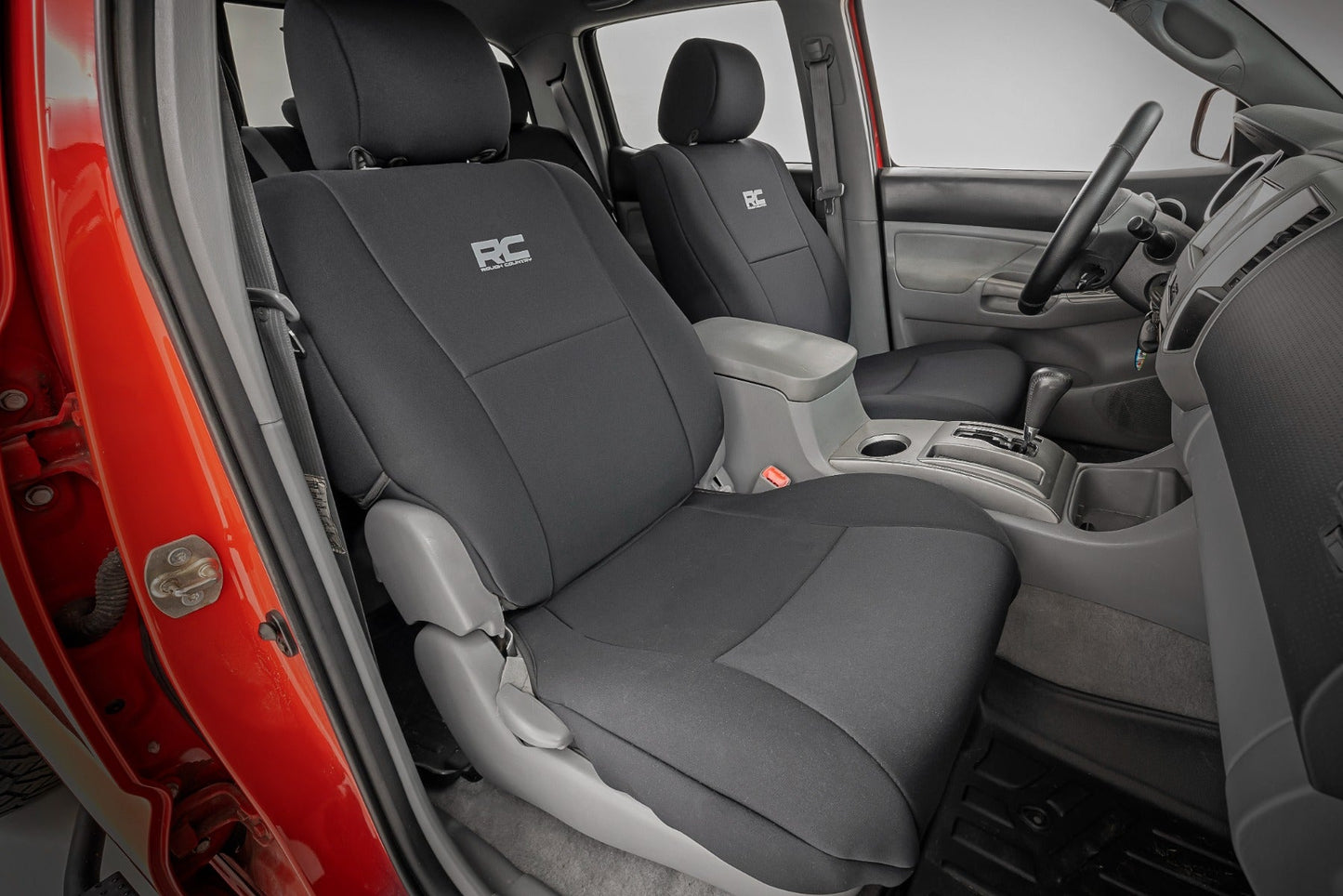 Rough Country 91052 Seat Covers | FR & RR | Crew Cab | Toyota Tacoma 2WD/4WD (2005-2015)