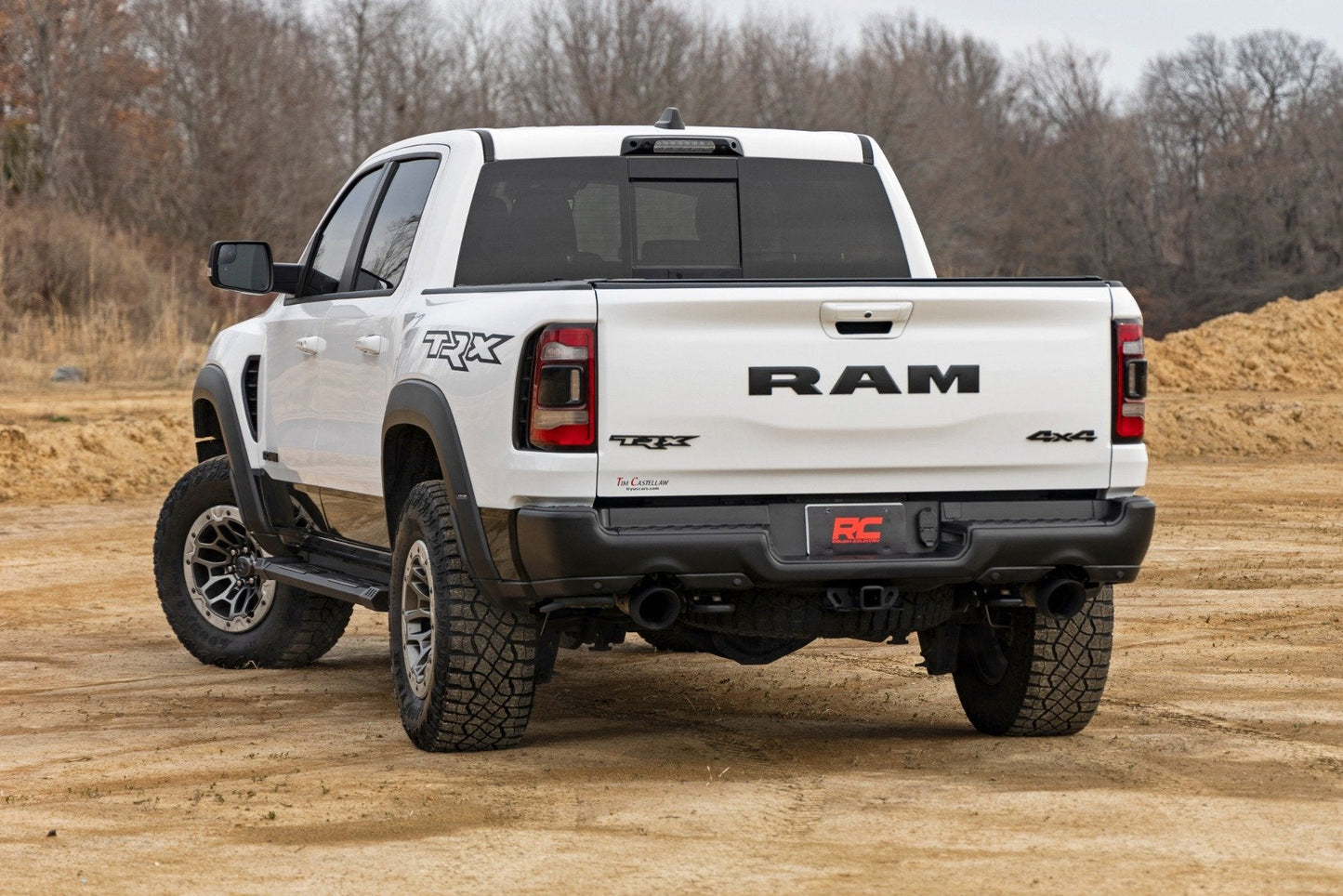 Rough Country SRB01950A HD2 Aluminum Running Boards | Crew Cab | Ram 1500 (19-26)/1500 TRX (21-24)
