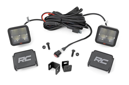 Rough Country 82071 LED Light Kit | Ditch Mount | 2" Spectrum Pair | Spot | Toyota Tundra (22-25)
