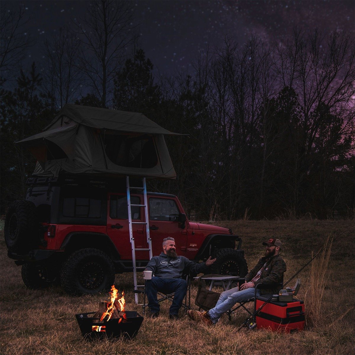 Rough Country 117513A Overland Collapsible Fire Pit w/Carry Bag