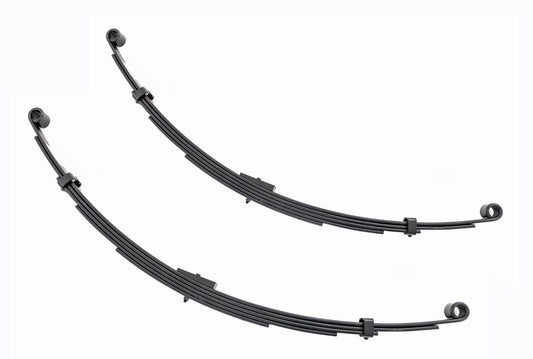 Rough Country 8046Kit Rear Leaf Springs | 4" Lift | Pair | International Scout II 4WD (1971-1980)