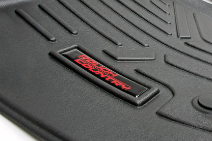Rough Country M-5115 Floor Mats | Front | Over Hump | Ford F-150 (15-25)/F-150 Lightning (22-25)/Raptor (17-20)