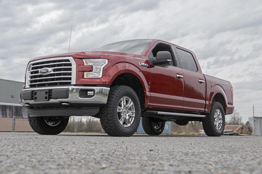 Rough Country 501074 N3 Leveling Struts | 2 Inch | Loaded Strut | Ford F-150 2WD (2014-2025)