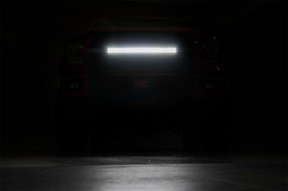 Rough Country 70193 Mesh Grille | 30" Dual Row LED | Black | Ford F-150 2WD/4WD (2015-2017)