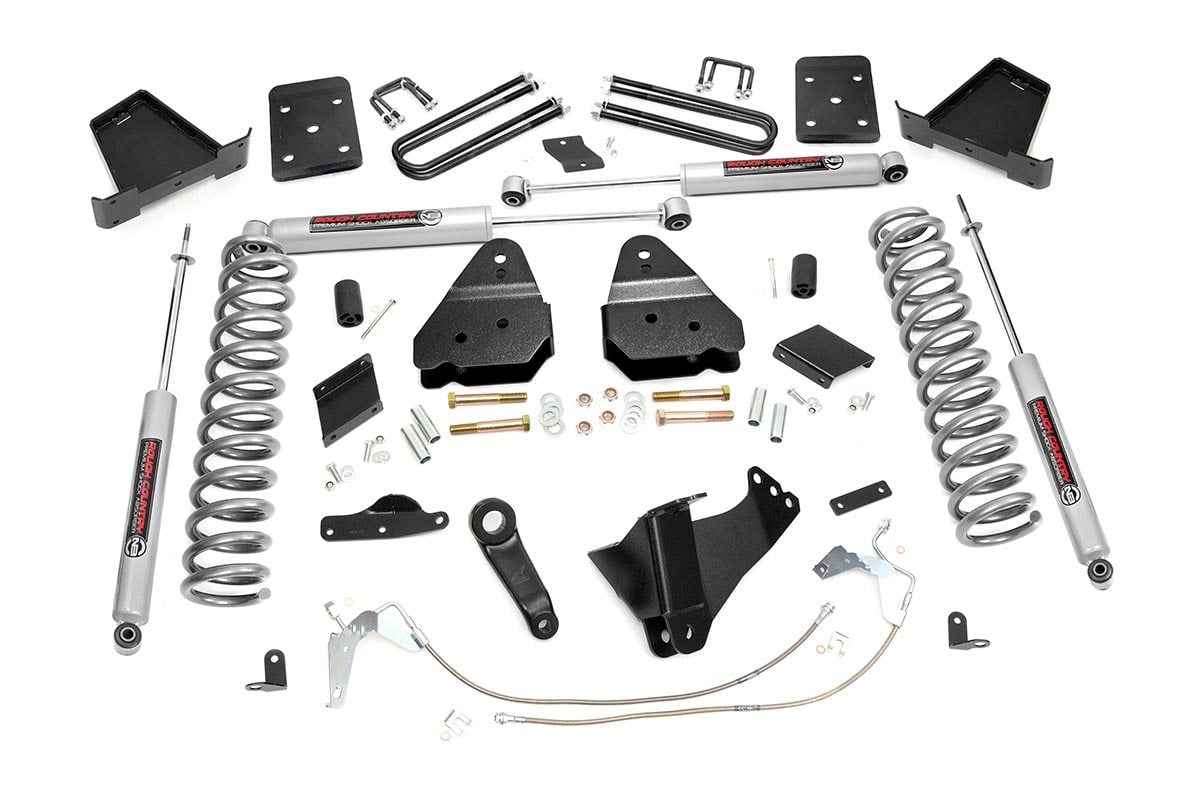 Rough Country 533.20 6 Inch Lift Kit | Gas | No OVLD | Ford F-250 Super Duty 4WD (2011-2014)