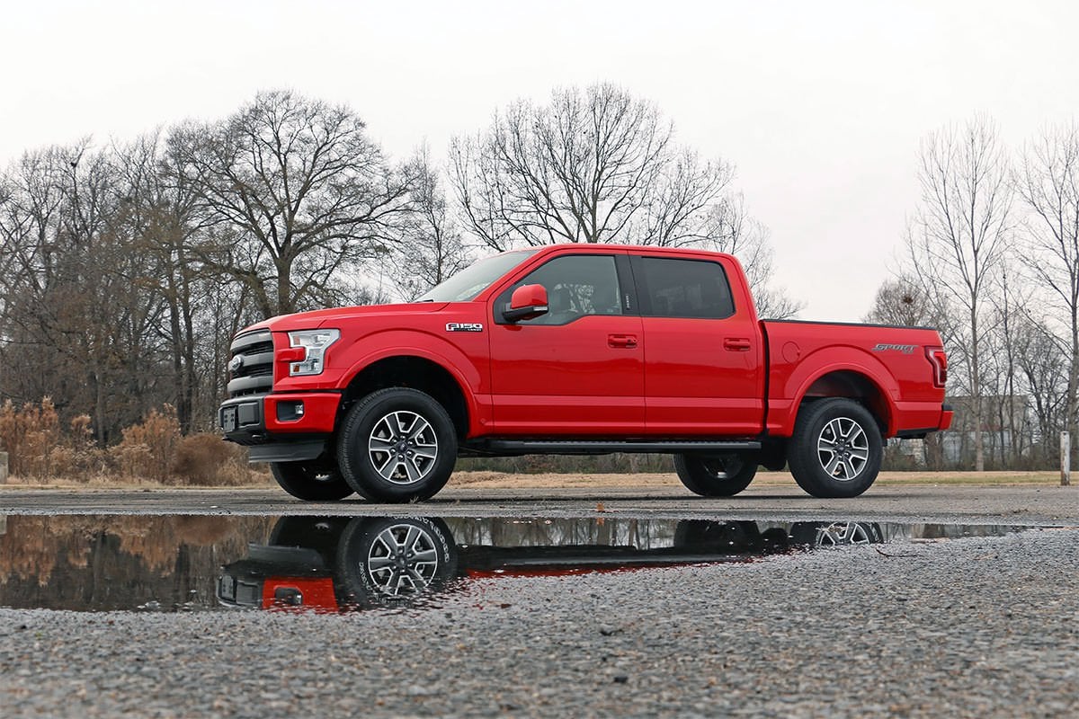 Rough Country 501074 N3 Leveling Struts | 2 Inch | Loaded Strut | Ford F-150 2WD (2014-2025)