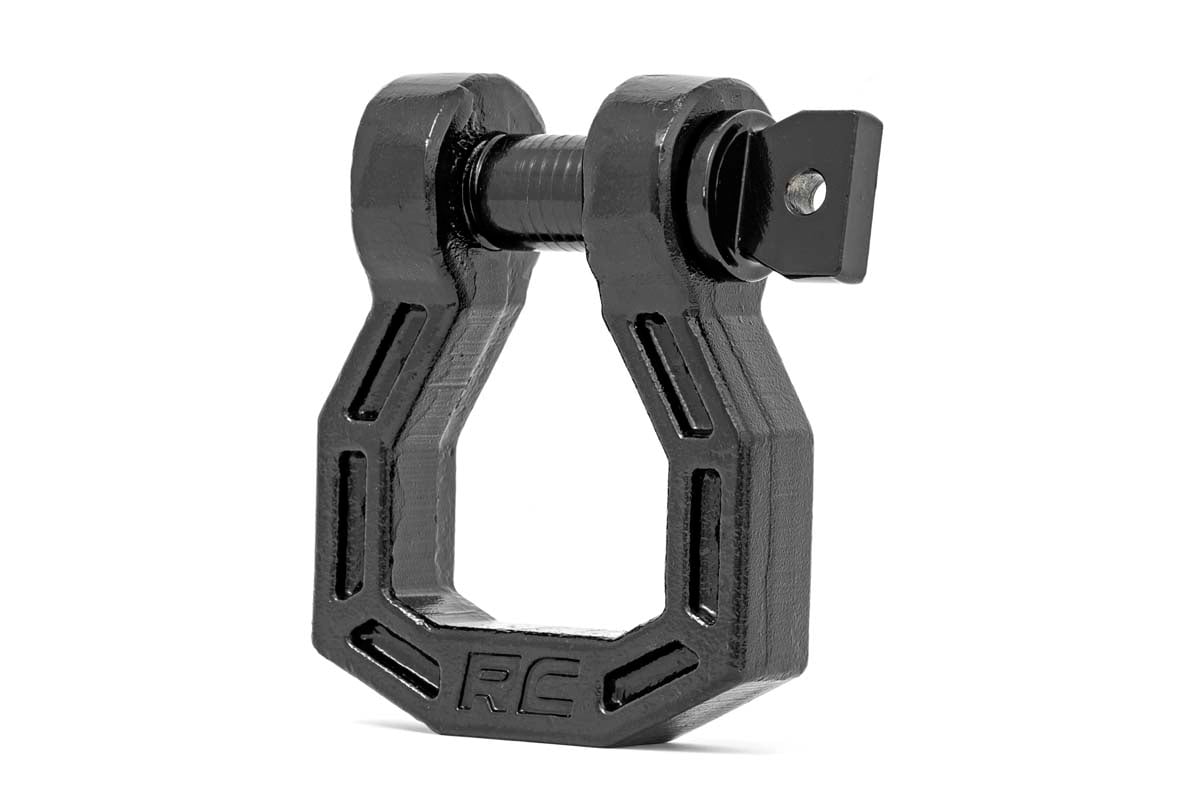 Rough Country RS118 D-Ring | Forged | Pair | Black