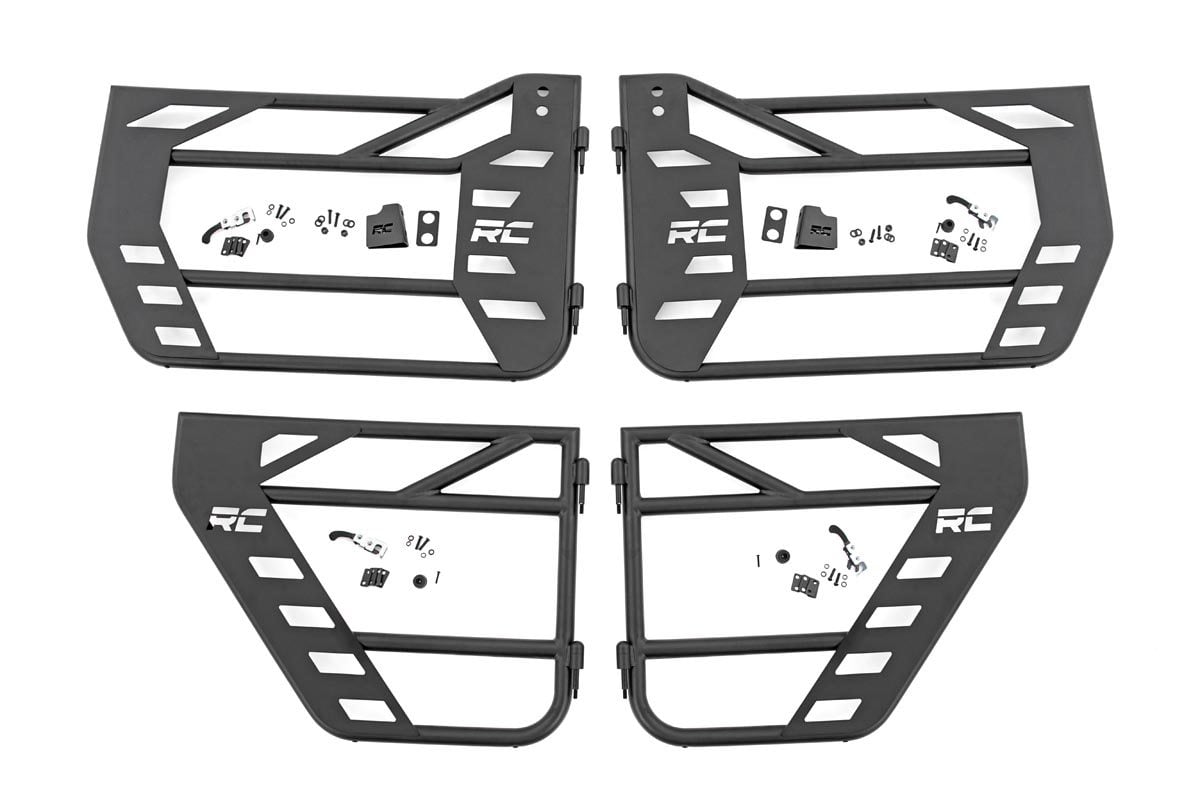 Rough Country 10588 Tubular Doors | Front and Rear | Jeep Wrangler JK/Wrangler Unlimited  (07-18)
