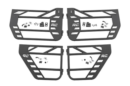 Rough Country 10588 Tubular Doors | Front and Rear | Jeep Wrangler JK/Wrangler Unlimited  (07-18)