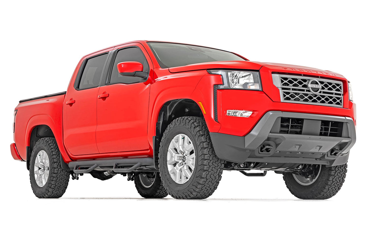 Rough Country 867RED 2.5 Inch Leveling Kit | Red Spacers | Nissan Frontier (05-25)/Xterra (05-15)