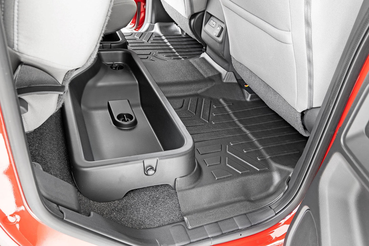 Rough Country M-80515 Floor Mats | FR & RR | Crew Cab | Nissan Frontier 2WD/4WD (2022-2026)
