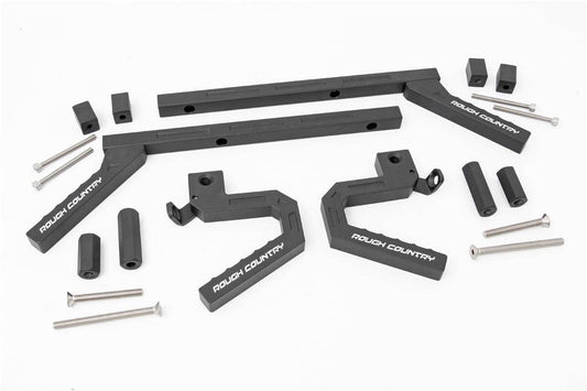 Rough Country 6509 Grab Handles | Alum | FR & RR | Jeep Wrangler JK/Wrangler Unlimited  (07-18)