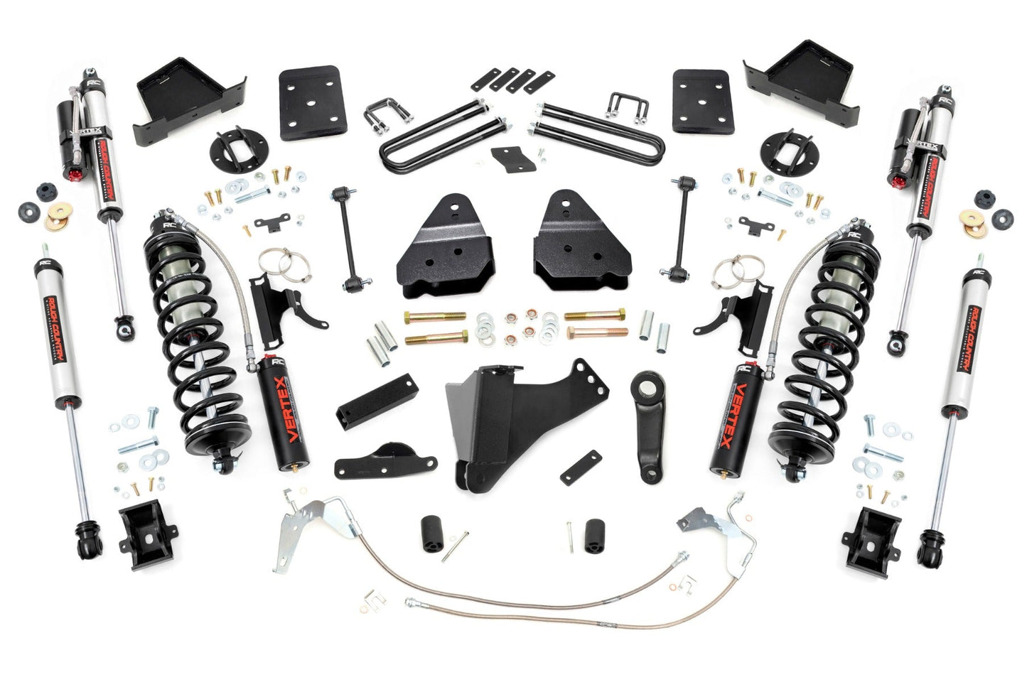 Rough Country 47859 4.5 Inch Lift Kit  |  W/O Overloads  |  C/O Vertex | Ford F-250/F-350 Super Duty (08-10)