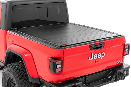 Rough Country 50620500 Hard Roll Up Bed Cover | 5' Bed | Jeep Gladiator JT 4WD (2020-2025)