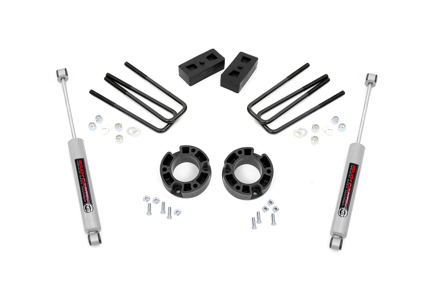 Rough Country 26830 3.5 Inch Lift Kit | Chevy Silverado & GMC Sierra 1500 2WD (2007-2013)